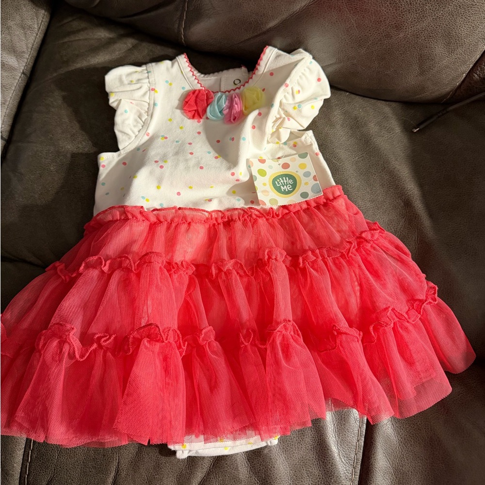 NWT Little Me bodysuit  Dress